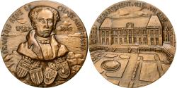 World Coins - France, Medal, François René de Chateaubriand, Ille-et-Vilaine, 1977, Bronze