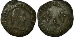 World Coins - Coin, France, Double Tournois, 1587, Troyes, , Copper, Duplessy:1152