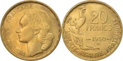 World Coins - Coin, France, Guiraud, 20 Francs, 1950, Beaumont - Le Roger, 3 faucilles / G