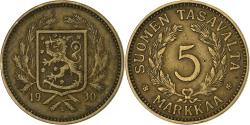 World Coins - Finland, 5 Markkaa, 1930, Aluminum-Bronze, , KM:31