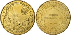 World Coins - France, Token, Lille - Les Géants, 2012, Copper-nickel Aluminium, MDP
