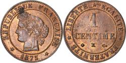 World Coins - Coin, France, Cérès, Centime, 1875, Bordeaux, , Bronze, KM:826.2