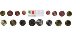 World Coins - Italy, Euro-Set, 2010, Rome,