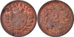 World Coins - Coin, Switzerland, 2 Rappen, 1897, Bern, , Bronze, KM:4.2
