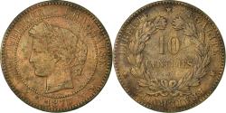 World Coins - Coin, France, Cérès, 10 Centimes, 1875, Paris, , Bronze, KM:815.1