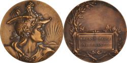 World Coins - France, Medal, Bresse Club de France., Agriculture, , Bronze