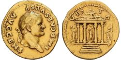 Ancient Coins - Roman Empire, Vespasian, Aureus, 73, Rome, Re-engraved, Gold,