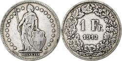 World Coins - Switzerland, Franc, 1912, Bern, Silver, , KM:24