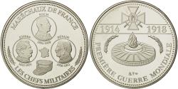 World Coins - France, Medal, Première Guerre Mondiale, Les Chefs Militaires,