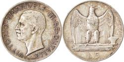 World Coins - Coin, Italy, Vittorio Emanuele III, 5 Lire, 1929, Rome, , Silver