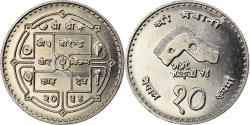 World Coins - Coin, Nepal, SHAH DYNASTY, Birendra Bir Bikram, 10 Rupee, 1997, Kathmandu