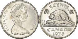 World Coins - Coin, Canada, Elizabeth II, 5 Cents, 1978, Royal Canadian Mint, Ottawa