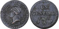World Coins - France, Centime, Dupré, AN 6, Paris, Copper,
