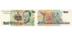 World Coins - Brazil, 500 Cruzeiros on 500 Cruzados Novos, UNC(65-70)