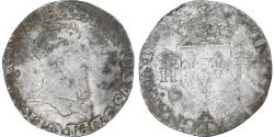 World Coins - France, Henri II, 1/2 teston à la tête couronnée, 1549, Paris, Very rare