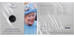 World Coins - Coin, Great Britain, Elizabeth II, Platinium Jubilee, 50 Pence, 2022, British