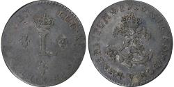 World Coins - France, Louis XV, Double Sol, 1739, Troyes, Billon, , Gadoury:281