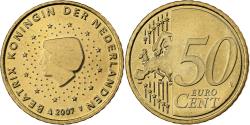 World Coins - Netherlands, 50 Euro Cent, 2007, Utrecht, Nordic gold,