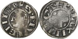 World Coins - Archbishopric of Vienne, Denier, ca. 1200-1250, Vienne, Billon,