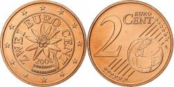 World Coins - Austria, 2 Euro Cent, 2008, Vienna, Copper Plated Steel, , KM:3083