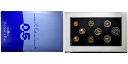 World Coins - France, Coffret 1c. à 5€, BE, 2005, Monnaie de Paris,
