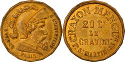 World Coins - France, Token, Crayons Mengin, Brass,