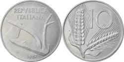 World Coins - Coin, Italy, 10 Lire, 1987, Rome, , Aluminum, KM:93