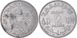 World Coins - Coin, Morocco, Mohammed V, 2 Francs, AH 1370/1951, Paris, , Aluminum