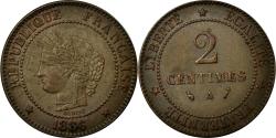 World Coins - Coin, France, Cérès, 2 Centimes, 1886, Paris, , Bronze, Gadoury:105