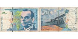 World Coins - France, 50 Francs, St Exupéry, 1992, D004984627, VF(30-35)