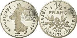 World Coins - Coin, France, Semeuse, 1/2 Franc, 1992, Paris, Proof, , Nickel