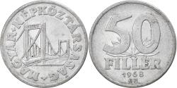 World Coins - Coin, Hungary, 50 Fillér, 1968, Budapest, , Aluminum, KM:574