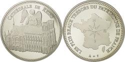 World Coins - France, Medal, Les plus beaux trésors du patrimoine de France, Cathédrale de