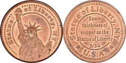 Us Coins - United States, Token, Statue of Liberty, Copper,