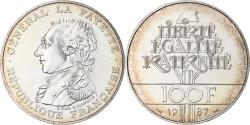 World Coins - Coin, France, Général La Fayette, 100 Francs, 1987, Paris, BU, , Silver