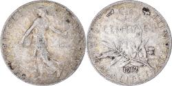 World Coins - Coin, France, 50 Centimes, 1912