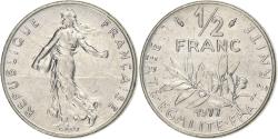 World Coins - France, 1/2 Franc, Semeuse, 1977, Paris, Nickel, , Gadoury:429