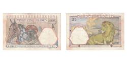 World Coins - Banknote, French West Africa, 25 Francs, 1942, 1942-10-01, KM:27, EF(40-45)