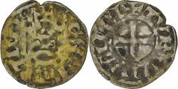 World Coins - Touraine, Denier, ca. 1150-1200, Saint-Martin de Tours, Billon,