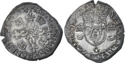 World Coins - Coin, France, Henri II, Douzain aux croissants, 1550, Poitiers,