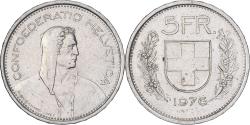 World Coins - Switzerland, 5 Francs, 1976, Bern, Copper-nickel, , KM:40a.1