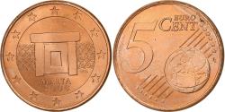World Coins - Malta, 5 Centimes, 2008, MDP, Copper Plated Steel,