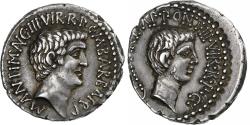 Ancient Coins - Mark Antony & Octavian, Denarius, 41 BC, Ephesos, Silver,
