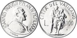 World Coins - Coin, VATICAN CITY, John Paul II, 100 Lire, 1982, FDC, , Stainless