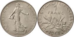 World Coins - Coin, France, Semeuse, Franc, 1961, Paris, , Nickel, KM:925.1