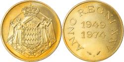 World Coins - Monaco, Token, Le Prince Rainier III, Anno Regni XXV, 1974,