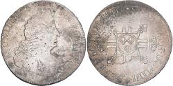 World Coins - France, Louis XIV, 1/2 Écu aux 8 L, 1704, Paris, reformed, Silver,