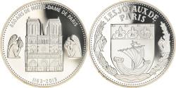 World Coins - France, Medal, Les Joyaux de Paris, Notre-Dame de Paris, Arts & Culture