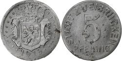 World Coins - Germany, Stadt Zweibrücken, 5 Pfennig, 1919, , Iron
