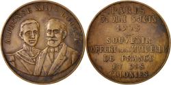 World Coins - France, Medal, Mutuelle de France et de Colonies, Alphonse XIII - Loubet, French